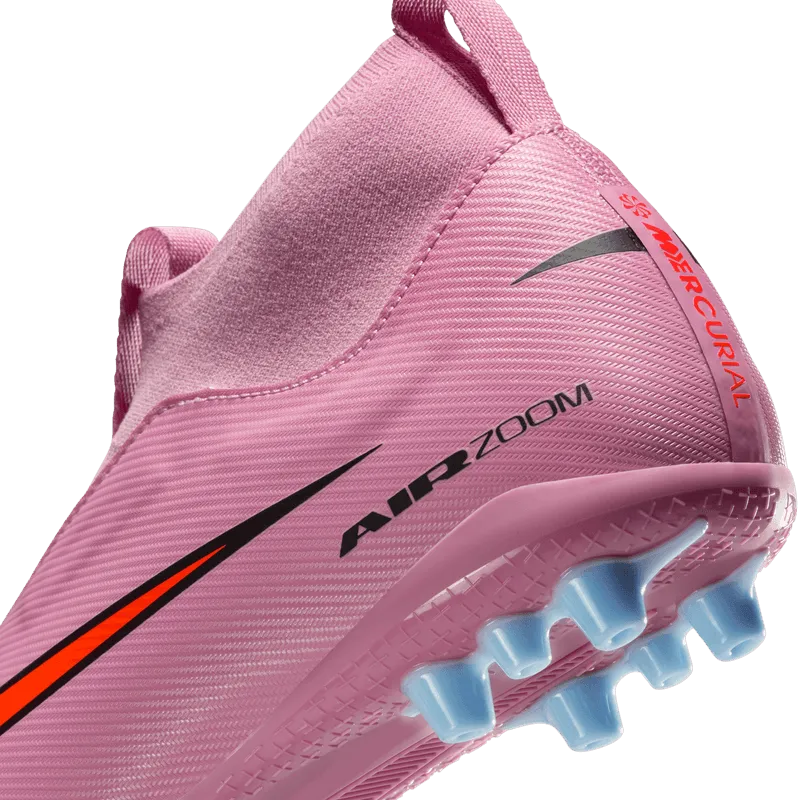 Zapato de Fútbol Nike Mercurial Superfly 10 Academy AG Rosa Niño - Imagen 9
