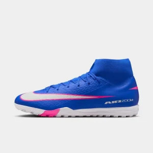 Zapatilla de Futbol Nike Zoom Superfly 10 Academy Azul-Blanco TF Adulto