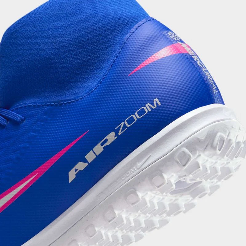 Zapatilla de Futbol Nike Zoom Superfly 10 Academy Azul-Blanco TF Adulto - Imagen 8