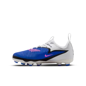 Zapatilla de futbol Nike Phantom 6 Low Academy Azul-Blanco FG Niño