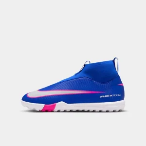 Zapatilla de Fútbol Nike Mercurial Zoom Superfly 10 Academy Azul-Blanco TF Niño