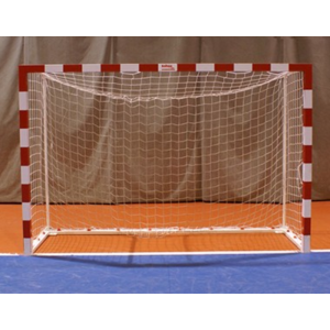 JGO PORTERÍAS F.SALA/BALONMANO METÁLICAS TRASLADABLES 80X80MM CON BASE 80X40MM