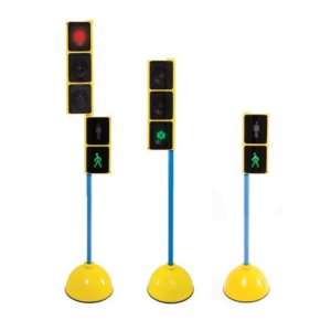 SEMAFORO. SET VEHICULOS Y PEATONES CON PICA Y BASE HUECA