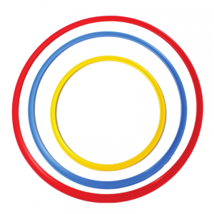 Set 75 Aros Psicomotricidad en 3 Tamaños y 5 colores Amaya