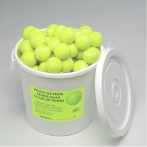 Cubo Pelotas Tenis Baja Presión. (100 U.)