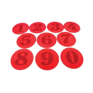 NÚMEROS DEL 0 AL 9 DE CAUCHO AMAYA