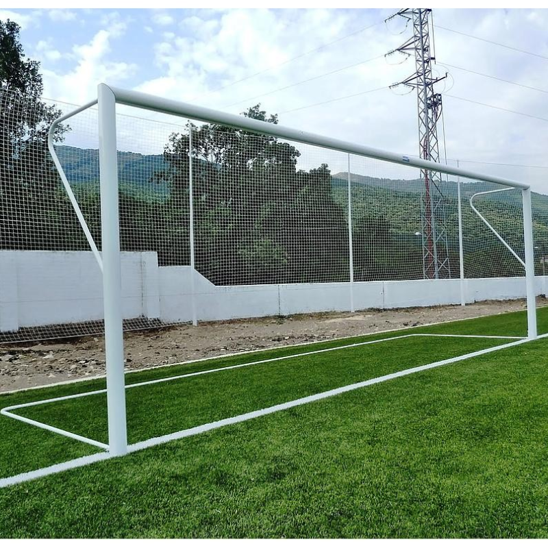 JUEGO PORTERÍAS ALUMINIO FÚTBOL 7 – 120X100 MM FIJAS