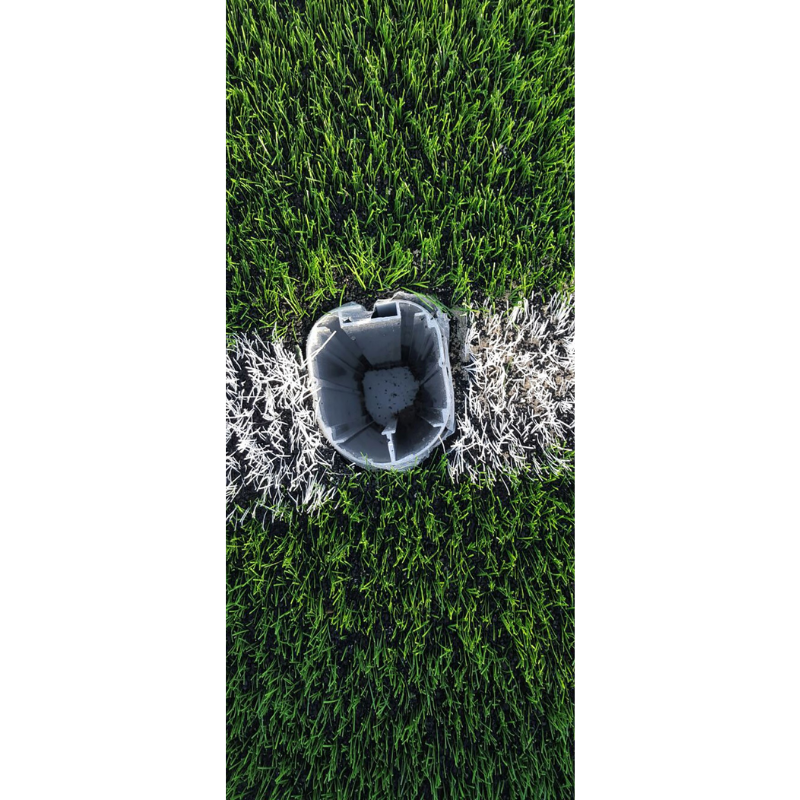 JUEGO PORTERÍAS ALUMINIO FÚTBOL 7 – 120X100 MM FIJAS - Imagen 4