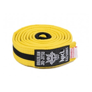 CINTURÓN «BJJ SERIES» INFANTIL AMARILLO/NEGRO
