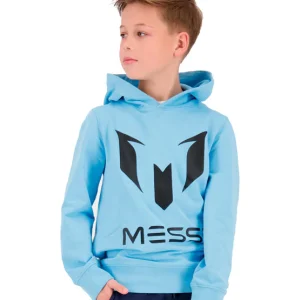 Polerón Logo Messi Celeste/negro Niño