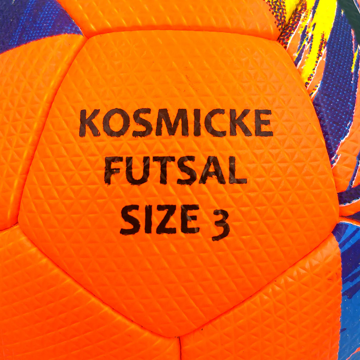 Balón de Futsal Vasen Kosmicke Naranjo-Azul Talla 3 - Imagen 3