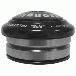 JUEGO DE DIRECCION STRONGLIGHT LIGHT-IN ACERO NEGRO 1-1/8-1-1/8