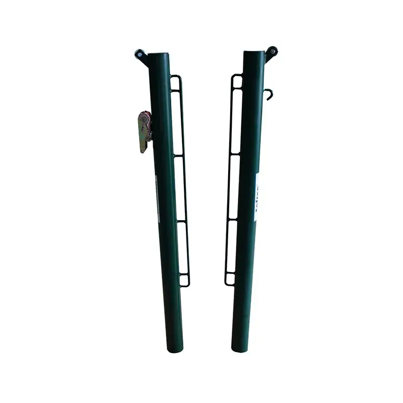 JUEGO POSTES PÁDEL METÁLICOS Ø 80MM FIJOS