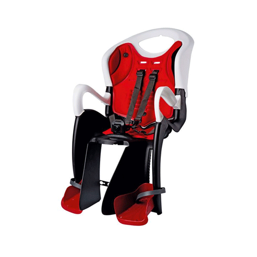 PORTABEBE BELLELLI TIGER EASY DREAM RECLINABLE GRIS OSCURO/ROJO - Imagen 3
