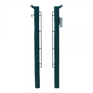 JUEGO POSTES PÁDEL METÁLICOS 80MM FIJOS DELUXE