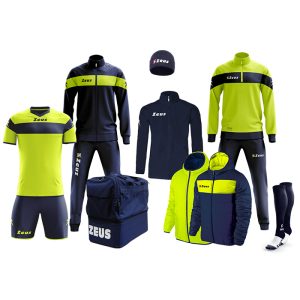  EQUIPACION ZEUS APOLLO MARINO FLUOR 8 PIEZAS