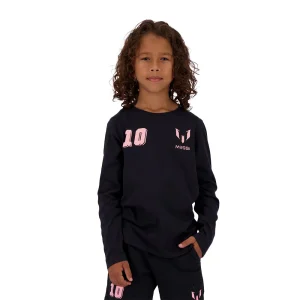 Polera Messi Nerol Negra niño