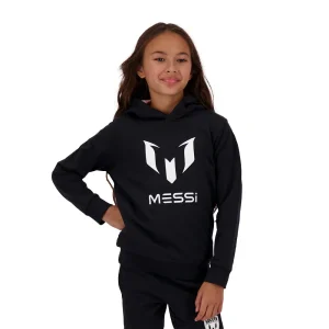 Polerón Logo Messi Negro Niño