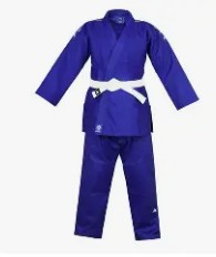 JUDOGI ADIDAS CONTEST AZUL BANDAS BLANCAS