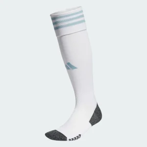 Medias de futbol Adidas 23 Blanca-Celeste Adulto