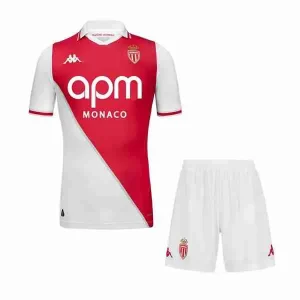 Camiseta AS Monaco Conjunto Niños Primera 2024 2025