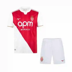 Camiseta AS Monaco Conjunto Niños Primera 2025 2026