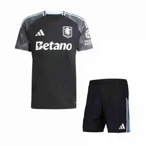 Camiseta Aston Villa Conjunto Niños Segunda 2025 2026