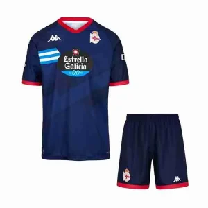Camiseta Deportivo Coruña Conjunto Niños Segunda 2024 2025