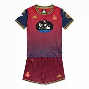 Camiseta Deportivo Coruña Conjunto Niños Segunda 2025 2026