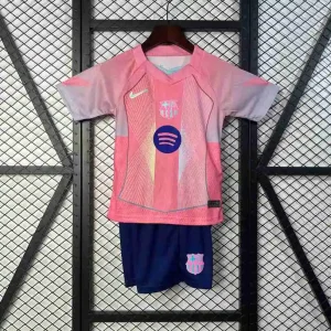 Camiseta FC Barcelona Conjunto Niños Especial 2025 2026 Rosa
