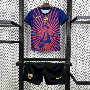Camiseta FC Barcelona One Peace Conjunto Niños Especial 2025 2026