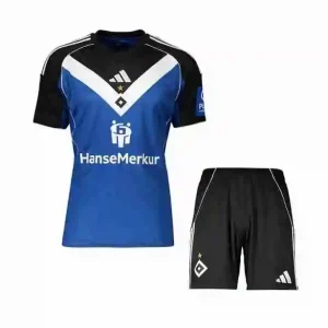 Camiseta Hamburgo S.V Conjunto Niños Segunda 2025 2026