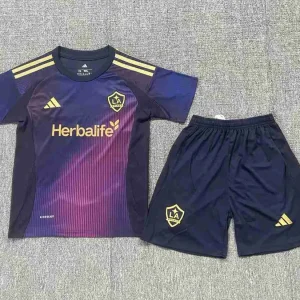 Camiseta Los Angeles Galaxy Conjunto Niños Segunda 2025 2026