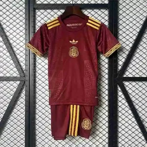 Camiseta México Conjunto Niños Especial 2025 2026 Rojo