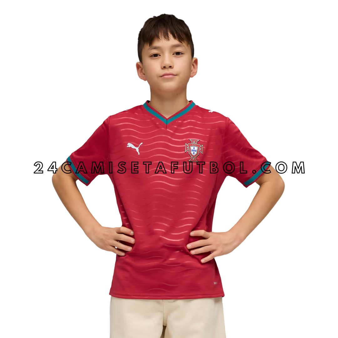 Camiseta Portugal Niño Primera Equipación 2026 - Imagen 4