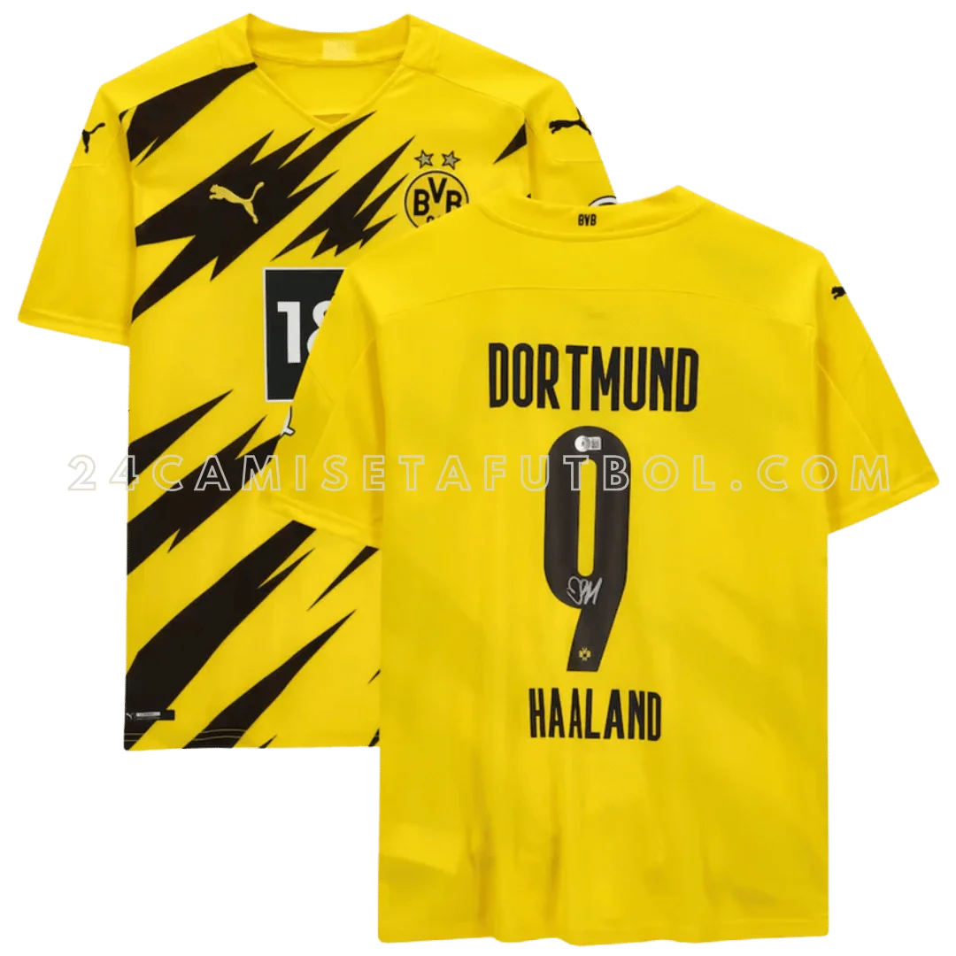 Camiseta Primera de Haaland Borussia Dortmund | Kit 2020-21 - Imagen 5