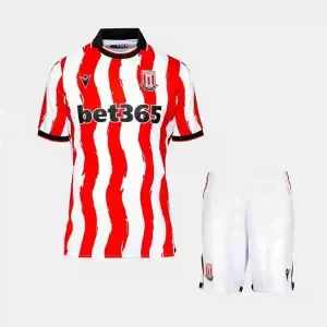 Camiseta Stoke City Conjunto Niños Primera 2025 2026
