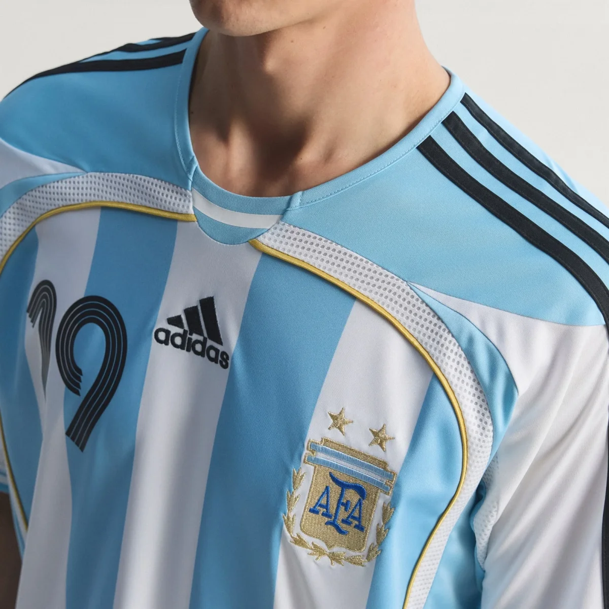 Camiseta Adidas Argentina Local Messi 2006 Adulto - Imagen 7