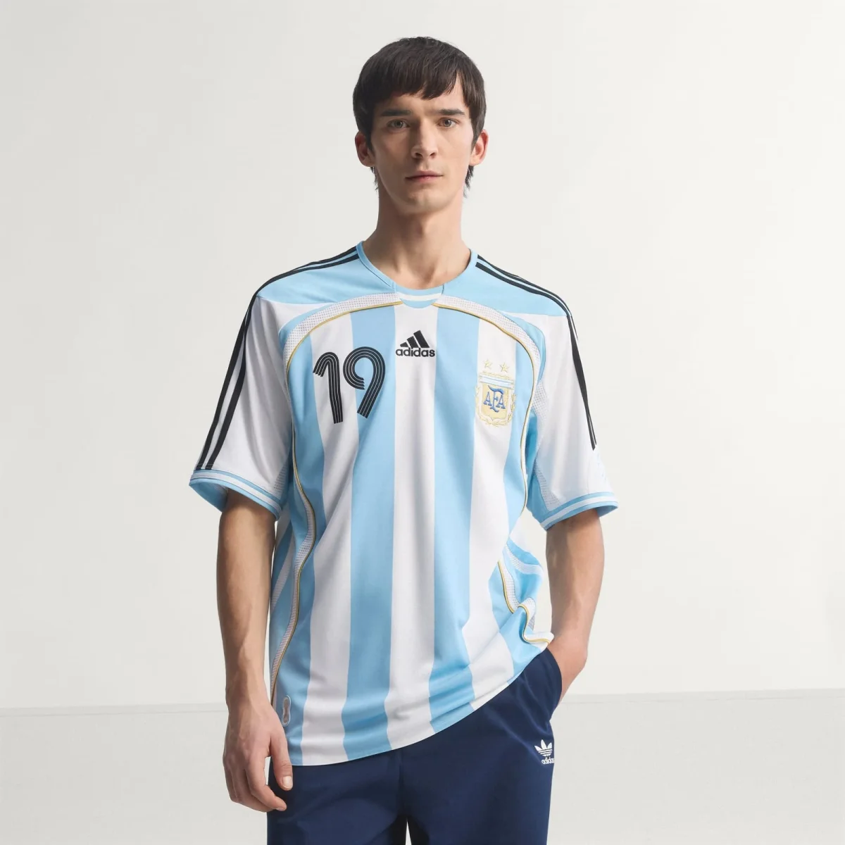 Camiseta Adidas Argentina Local Messi 2006 Adulto - Imagen 4