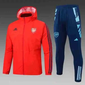 Conjunto Rompevientos Arsenal 2025 2026 Rojo