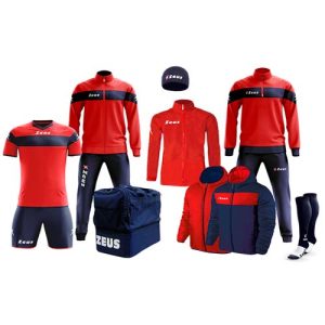 Equipacion Zeus Apollo 8 piezas Rojo Marino