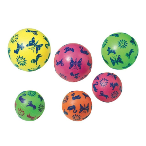 PELOTAS RUGOSAS PVC DECORADAS