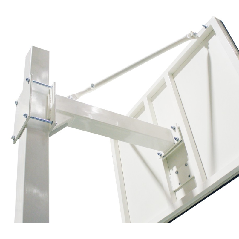 CANASTA MINIBASKET DELUXE MONOTUBO TUBO 100 FIJA CON BASE PARA ANCLAJE -SIN TABLERO, NI ARO- - Imagen 3