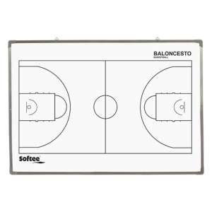 PIZARRA MAGNÉTICA CERCO DE ALUMINIO BALONCESTO