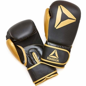 Guante Boxeo Eco Cuero 12 oz (Gold/Black) Reebok