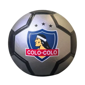 Balon de Futbol Colo Colo Plateado Talla 5