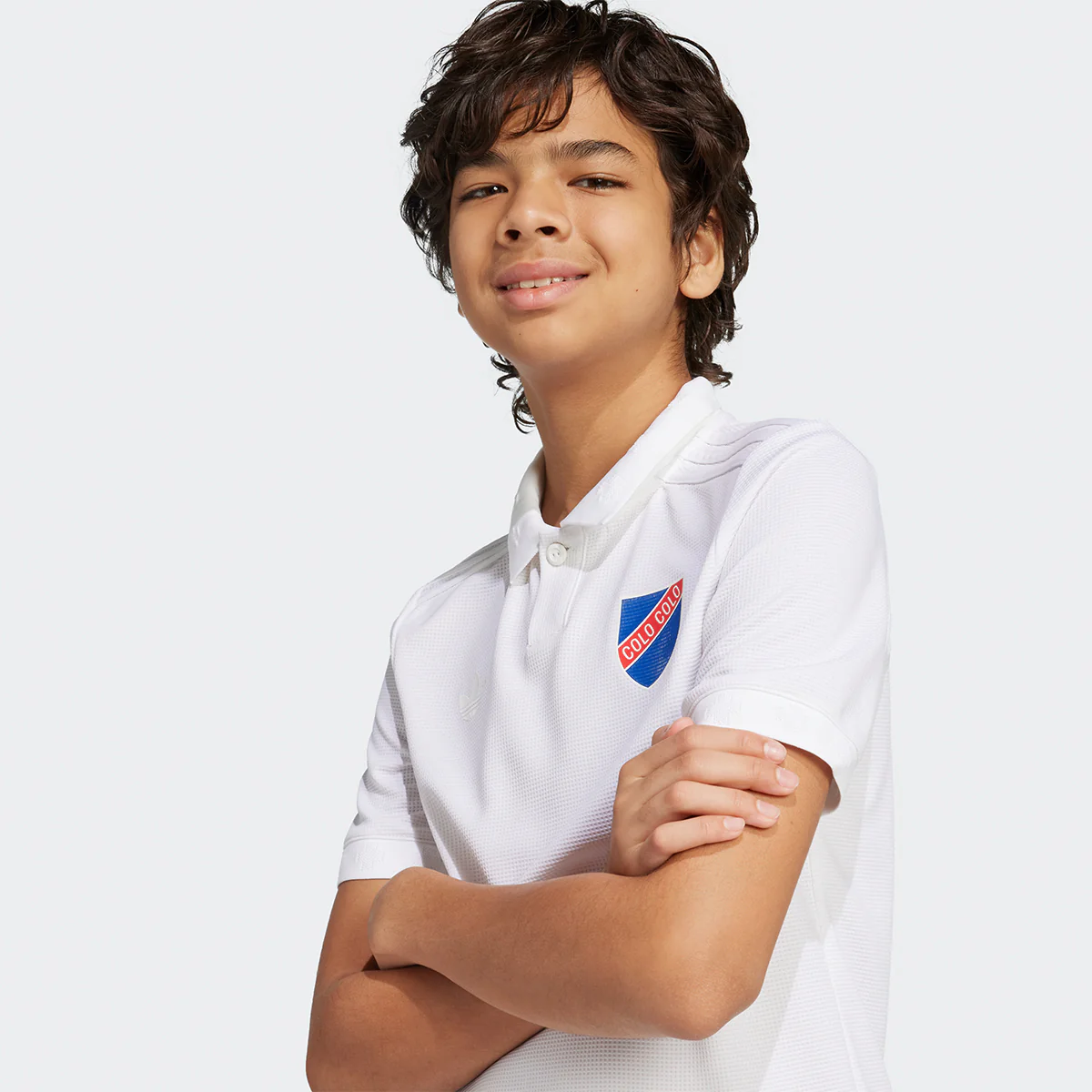 Camiseta Adidas Colo Colo Local 100 Años Niño - Imagen 7
