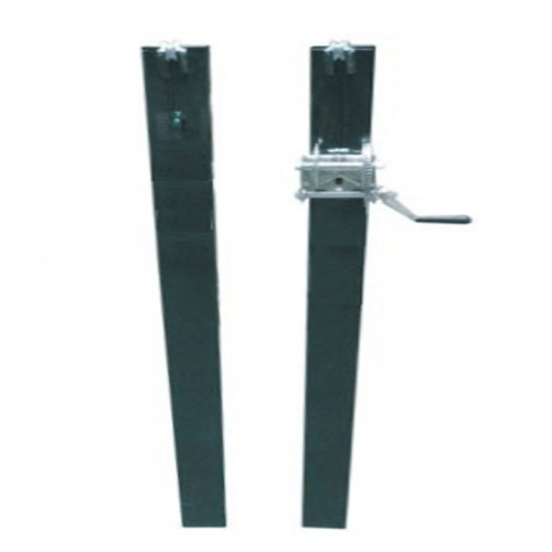 JGO DE POSTES DE TENIS O PADEL FIJOS METALICOS SECCION CUADRADA - Imagen 2