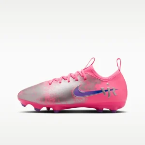 Zapato de Fútbol Nike Zoom Vapor 16 Academy VJR Rosa-Plateado Fg Niño