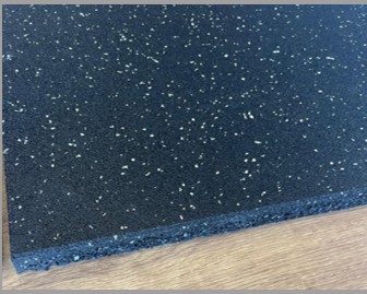 LOSETA KRONOS 1000X1000X20MM EPDM CON MOTEADO BLANCO - Imagen 2